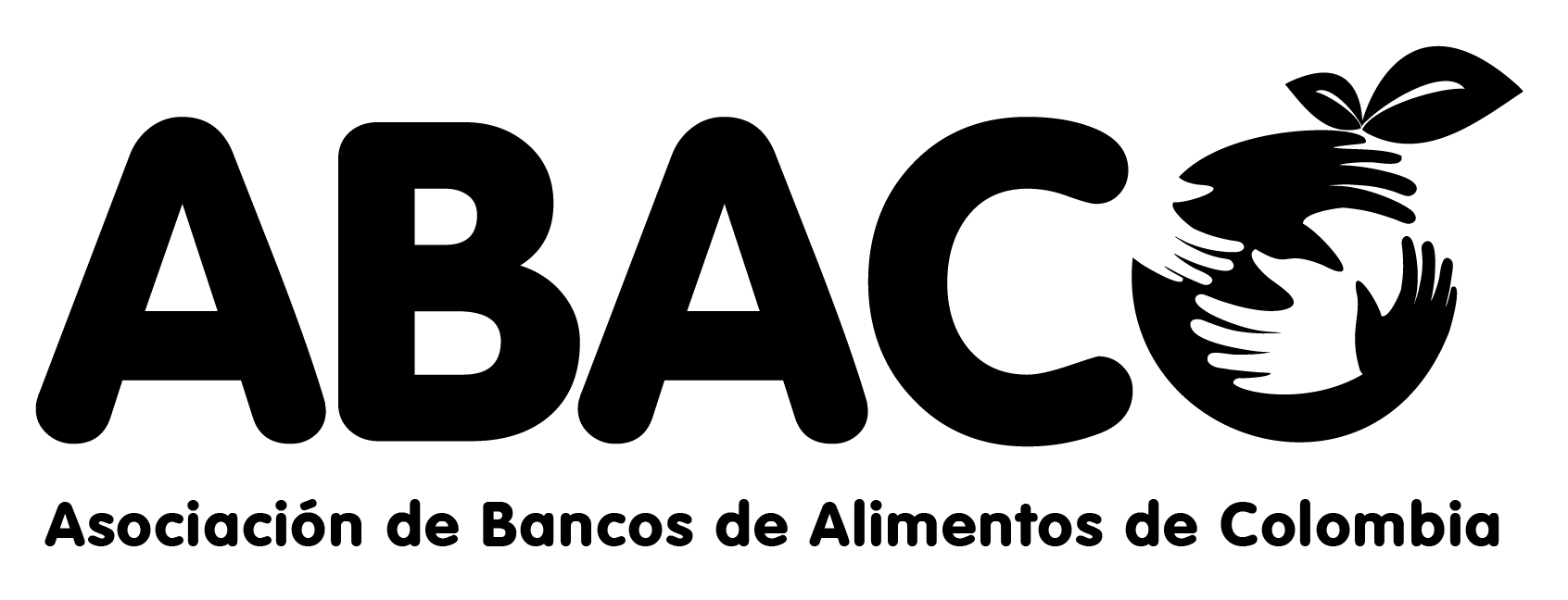 Logo ABACO Blanco Banco de alimentos de Colombia